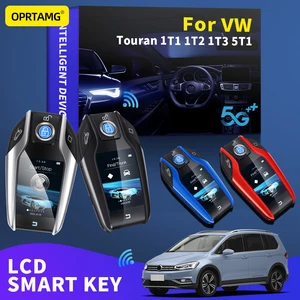OPRTAMG Remote Key LCD Display Screen For VW Touran 1T1 1T2 1T3 5T1 2001 2002 2003 2004 2005 2006 keyless-go smart key vehicle