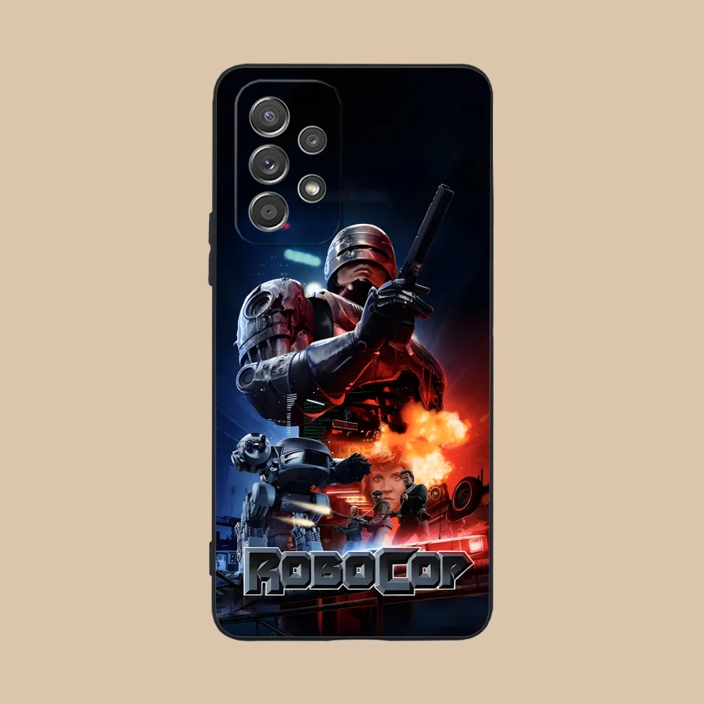 Чехол для мобильного телефона Robocop Samsung Galaxy A91 73 71 70 54 53 52 34 24 23 21 S 5G черный чехол