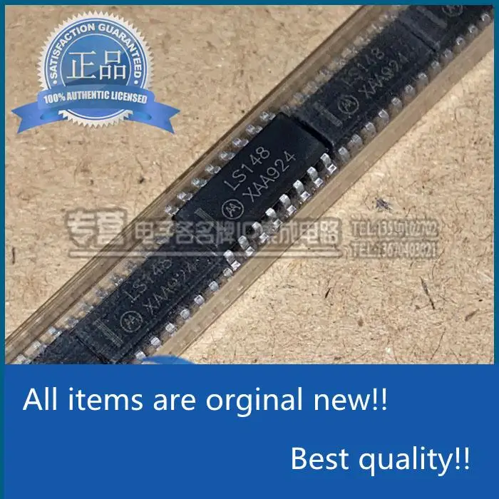 

10pcs orginal new SN74LS148DR2 Silkscreen LS148 Narrow Body Patch SOIC-16/3.9
