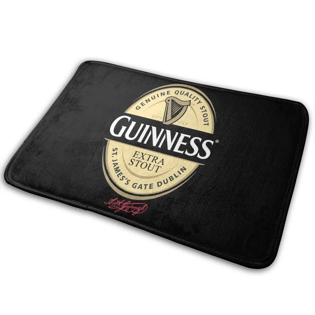 

Guinness Official Men's Label Formal Boy Oversize Style Brand Harajuku Splicing Fashion Simple Pop Normal Rug Carpet