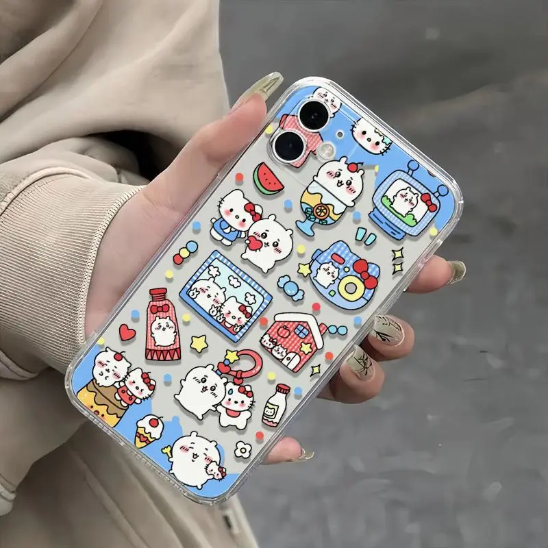 Новый чехол Hello Kitty Chiikawas Kawaii для Xiaomi Redmi Note 13 12S 11 10 9 9s 9T 8 A1 A2 A3 K40 Pro Plus 4G