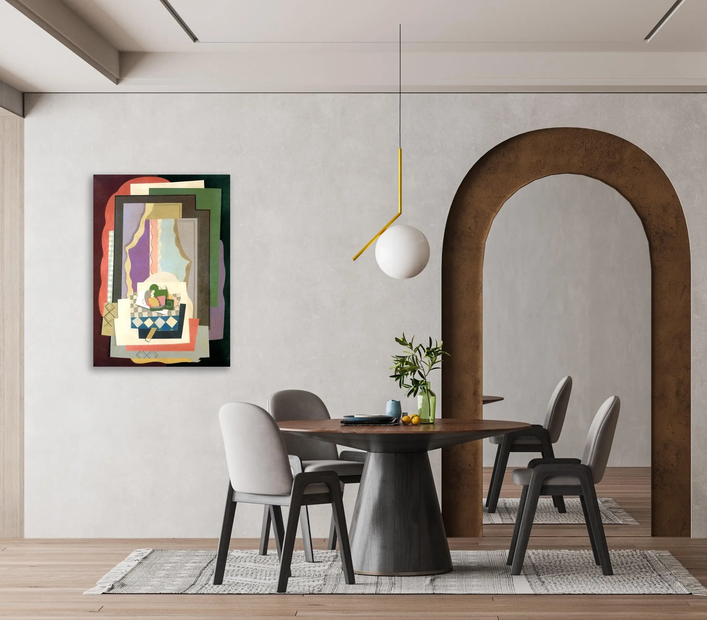 Абстрактный постер настенное искусство на холсте кубизма Репродукция известных