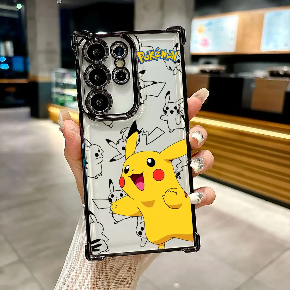 Фото Чехол с изображением мультяшных покемонов и пикачу для Samsung Galaxy S26 S25 Ultra S26Ultra S24 S23 S22 S21 Plus + S20 S26 FE 5G. №2