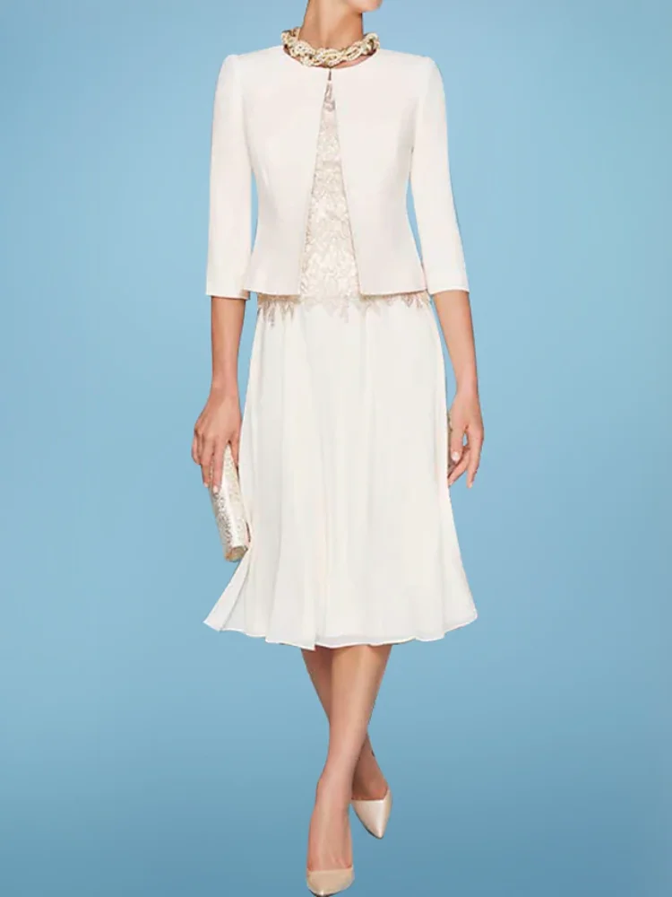 Рисунок 3 - Платье-футляр из двух частей для матери невесты