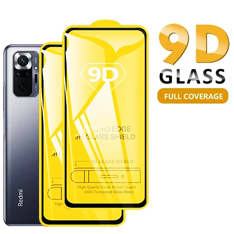 

Screen Protector Explosion Proof For Xiaomi Redmi NOTE 10S 10T 10 POCO X3 NFC PRO MAX LITE 4G 5G Full Cover 9D Tempered Glass
