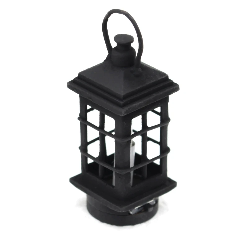 

1:12 Dollhouse Miniature LED Lamp Wall Lamp Bright Hollow Light Desk Lamp With Switch Doll House Home Decoration
