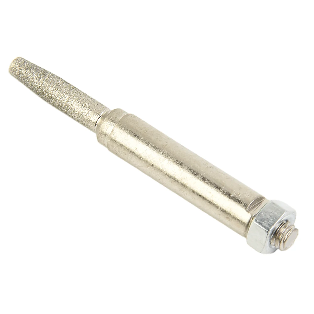 

Garden Power Tools Hand Instrument Diamond Silver Carbide Burrs For Hand Crank Chain Saw Sharpener Chainsaw Chain Jig 5Pcs 4mm