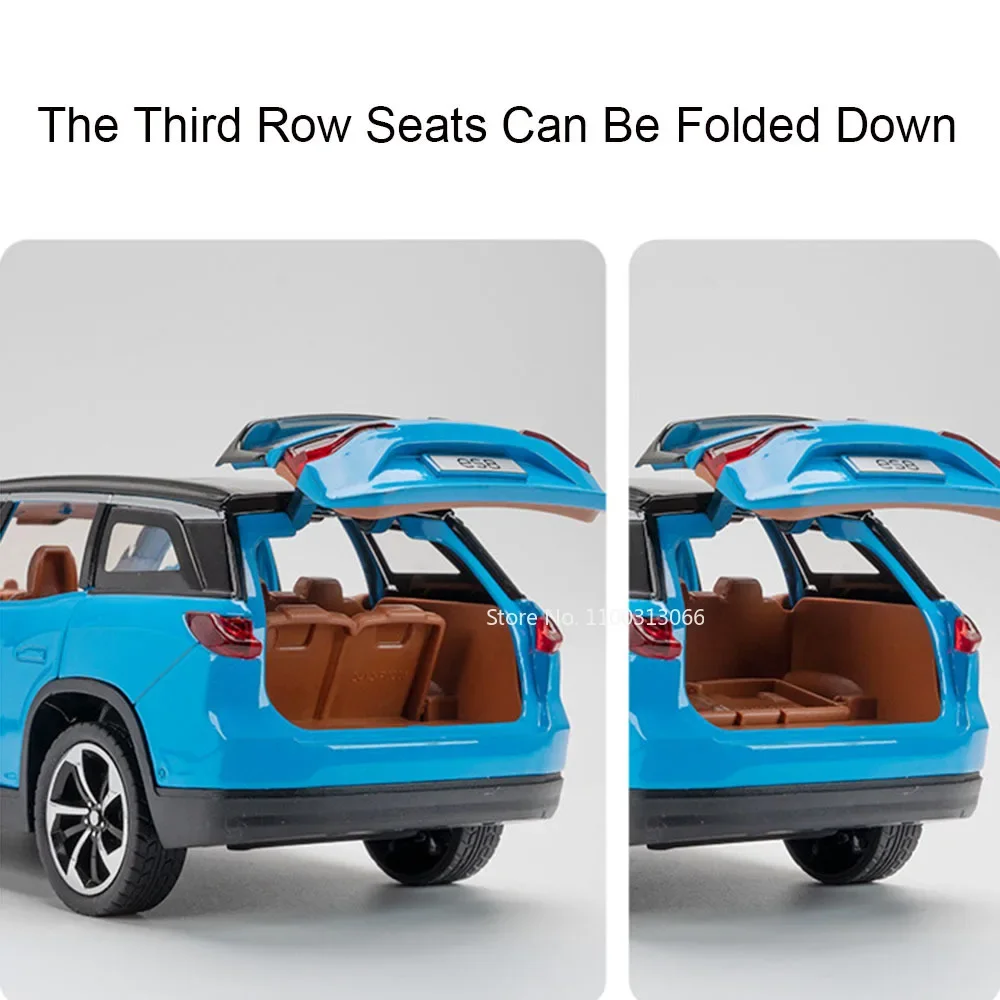 1:24 NIO ES8 игрушечные модели автомобилей литые под давлением колеса из сплава