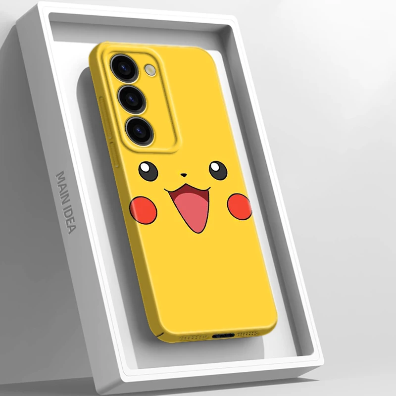 

Pokemon Gengar Pikachu Cute Film Funda Phone Case For Samsung Galaxy S23 S22 S21 Pro Plus Ultra A03 5G Back Feilin Hard Cover