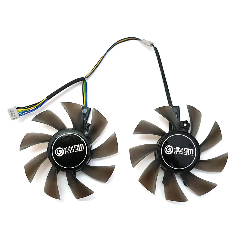 Новый вентилятор для графического процессора 1 лот 75 мм 4PIN GA82S2H T28015SH GTX 1060 Galaxy 1050 960