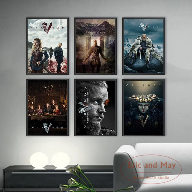 

Викинги, ТВ сериал, постеры и принты, Картина на холсте, настенные картины для гостиной