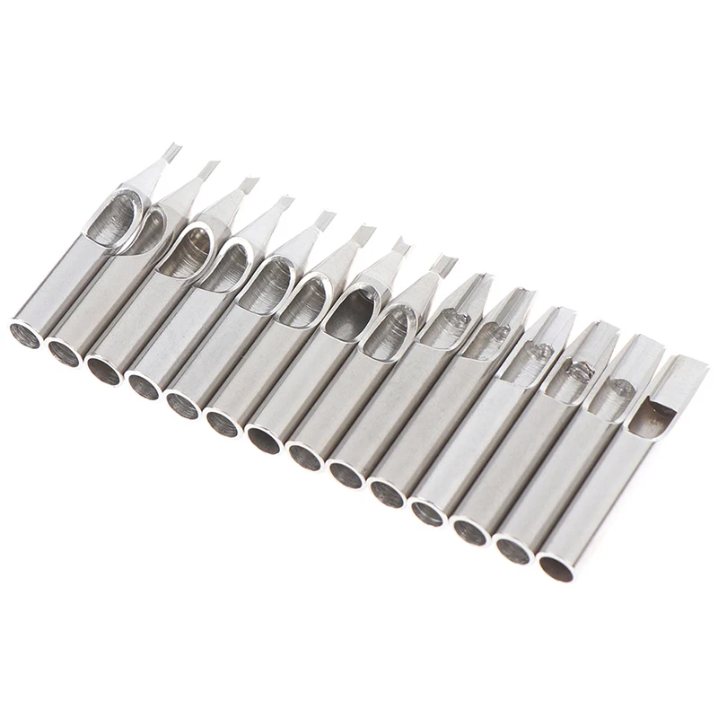 

High Quality 1PC 304 Stainless Steel Tattoo Tips Kit Tattoo Nozzle Tips Diamond Tip For Tattoo Needles Permanent Makeup