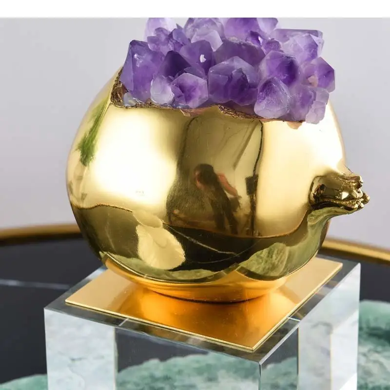 Креативность Гранат Аметист Искусство Хрустальная основа Украшения Абстрактные