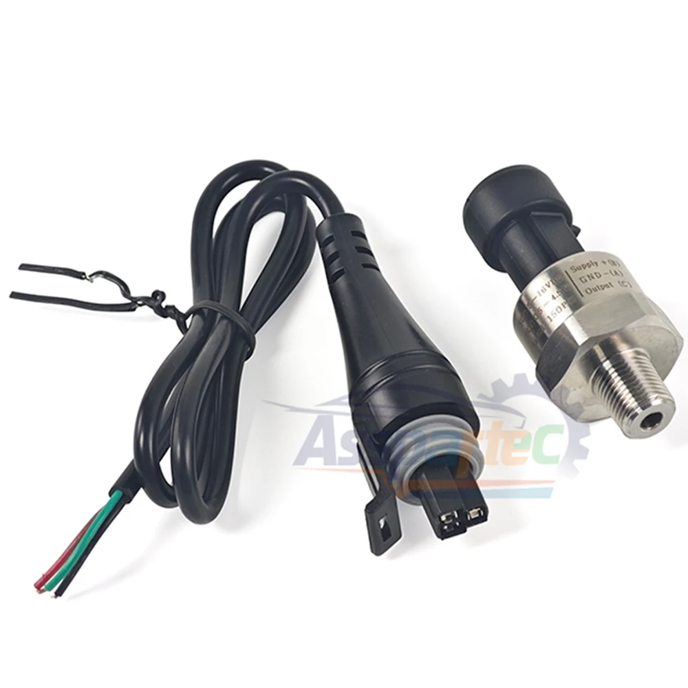 Датчик давления из нержавеющей стали 0-100 фунтов на квадратный дюйм/0-150 фунтов на квадратный дюйм 1/8 NPT с разъемом для масла и топлива, аксессуары для ремонта автомобилей