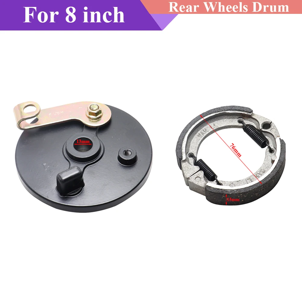 

Крышка барабанного тормоза для электрического скутера, переднее колесо, барабан, черный цвет из алюминиевого сплава для электрических скут...