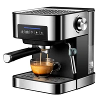 professional italian roaster coffee makers 20bar semi automatic espresso coffee machine with milk frother
