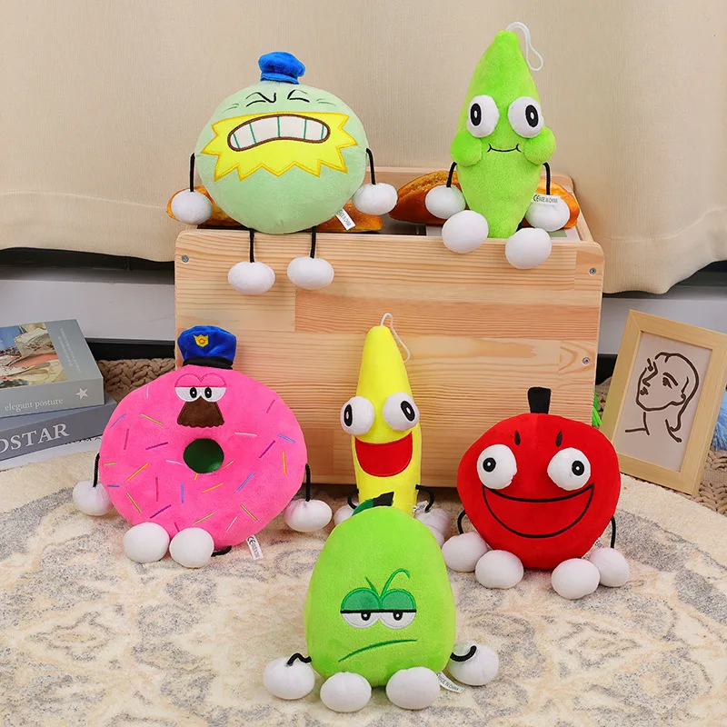 

New High Quality Shovelware Brain Game Roblox Plush Toy Peluches Doll Kawaii Stuffed Fruits for Girls Children Educational Gifts