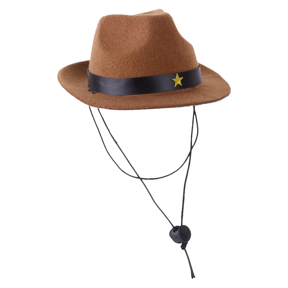 

Hat Cat Cowboy Dog Resistant Pet Puppy Delicate Wear Little Dogpet Costumes Hats Western Chihuahua Decorative Accessory