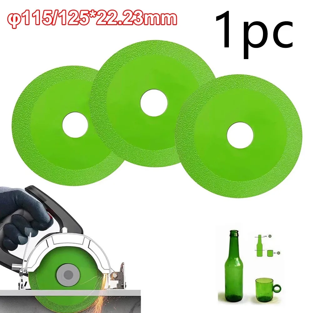 

115/125mm Diamond HMS Glass Cutting Disc Multi-purpose Grinding Cutting Power Tool For Glass Jade Crystal Wine Bottle Ceramic