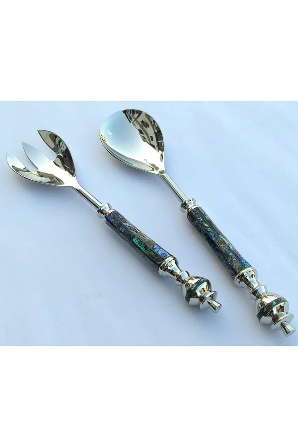 

Pernel Silver Colored 2 Pcs Salad Set