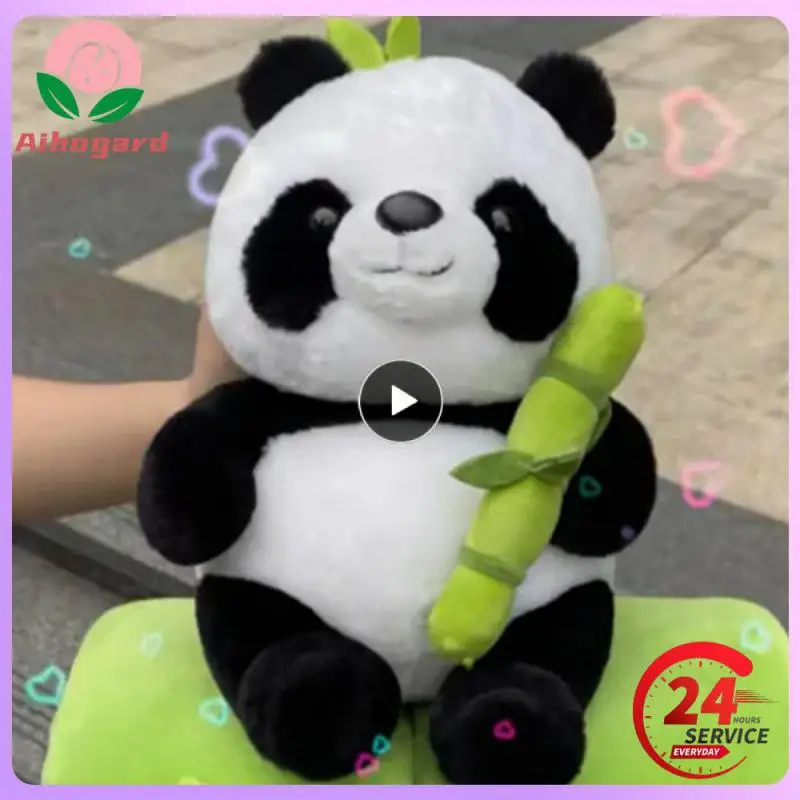 

Doll Plush Panda Pillow Plush Toy Not Easy To Shed Hair Pillow Toy Stuffed Animal Soft Doll Pillow Feel Comfortable