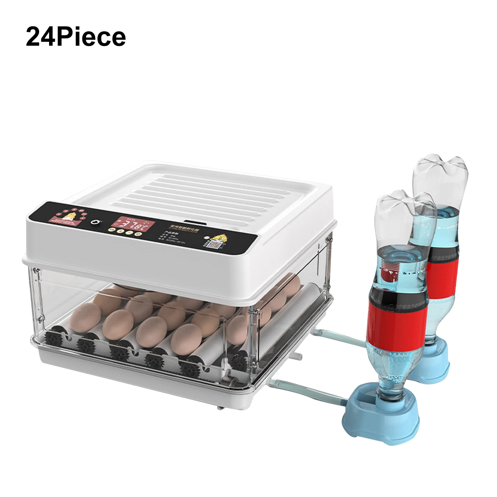 

24 Eggs Hatcher 220V Brooder Automatic Farm Incubation Tools Bird Quail Chick Hatcher Farm Hatcher Poultry Eggs Incubator