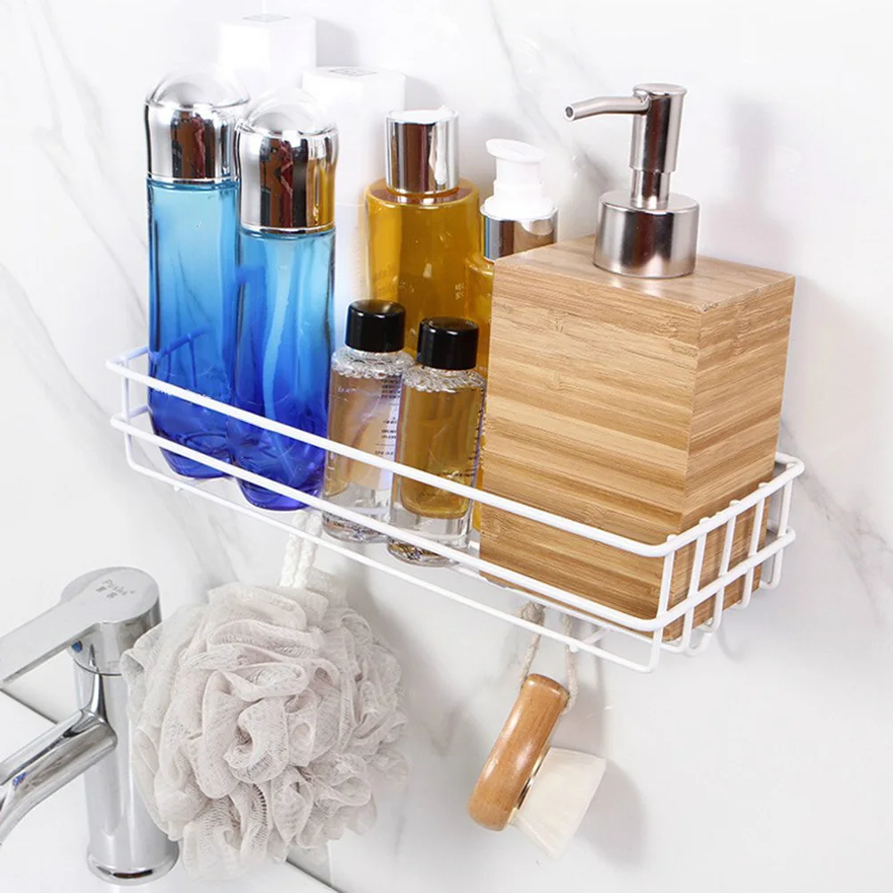 

Shampoo Holder Bathroom Storage Rack Towel Rack Wall-mounted Storage Rack Bathroom Accessories Bathroom Shelves
