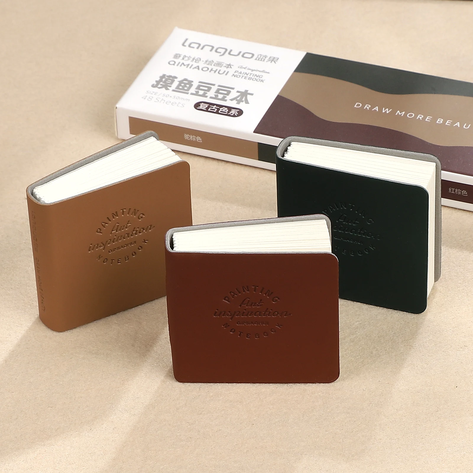 

Набор из 3 тетрадей Moyu Doudou, винтажный цвет