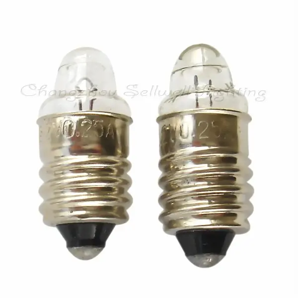 

2022 Real Hot Sale Professional Ce Edison Edison Lamp 2.2v 0.25a E10x22 Good!miniature Light Bulb A033
