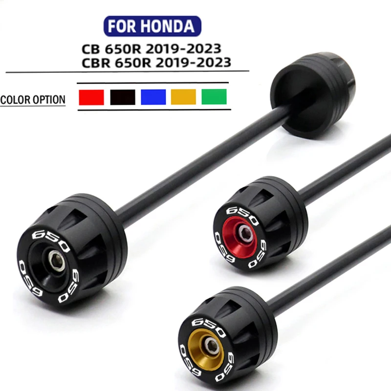 

Противоударный слайдер вилки передней оси для HONDA CBR650R CB650R 2019-2023 2021, защита колес мотоцикла CBR CB 650R