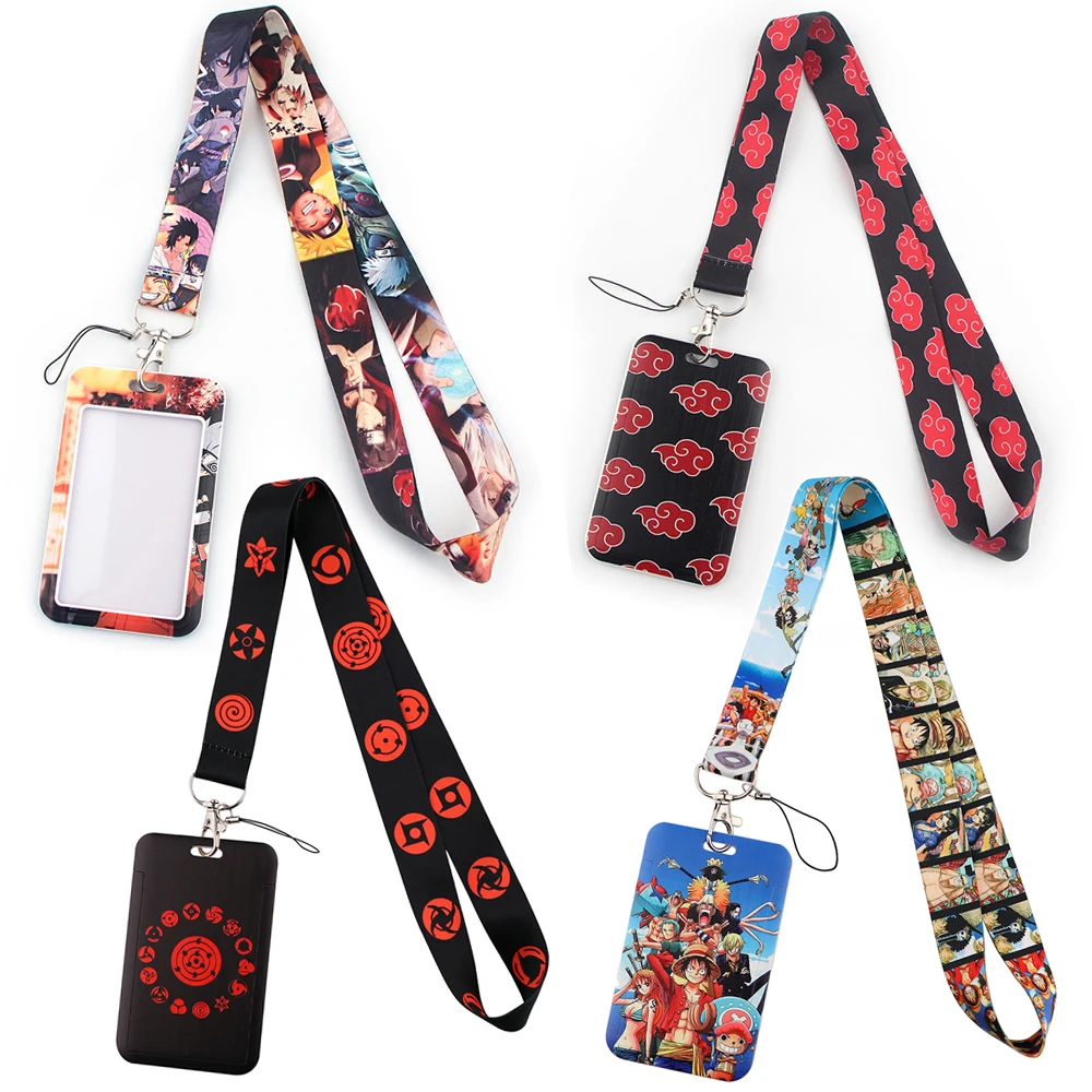 lx523 anime card holder lanyard keychains accessory usb id badge holder keys cord neck strap mobile phone straps lanyard gifts free global shipping