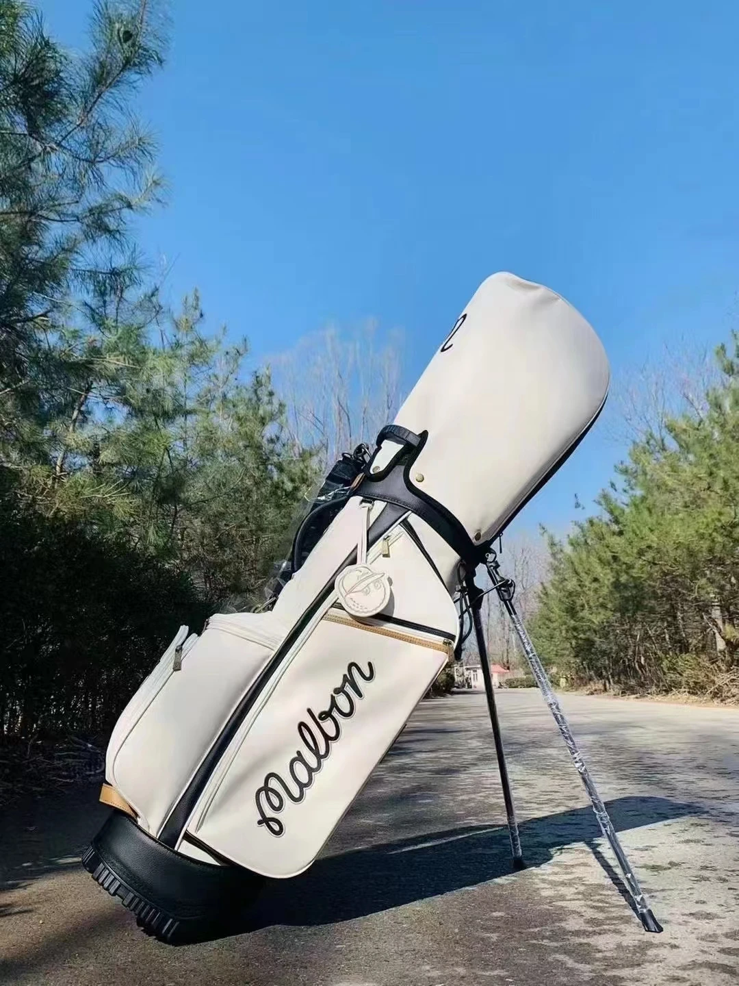 New golf stand bag lightweight golf club bag including 2 cover golf Men's Golf Women's Golf Waterproof PU