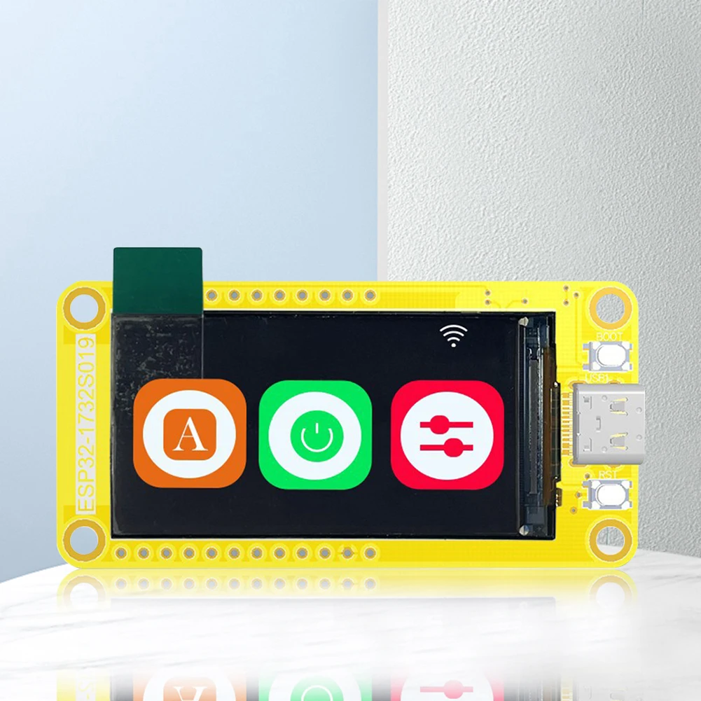 Умная плата разработки, 1,9 дюйма, экран дисплея, IoT MCU модуль x 32 0 IPS LCD TF WIFI Bluetooth-Совместимость