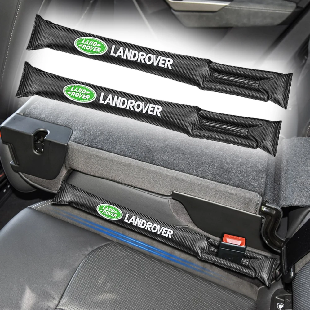 

Seat Gap Filler Carbon Fiber Decor Internal Leak Proof Auto Accessories Car-Styling For Land Rover Range Rover Evoque Discovery
