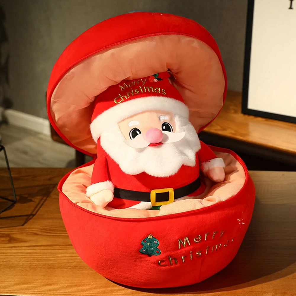 

20CM Apple Santa Claus Set Gift Plush Toy Baby Elk Snowman Christmas Tree Doll Turned Apple Children Christmas Gift Set