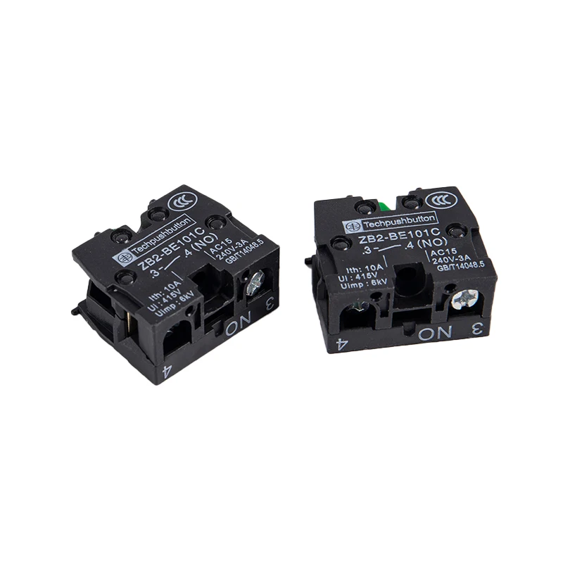 2pcs XB2 кнопочный переключатель Φ (NC) контактный блок (NO)