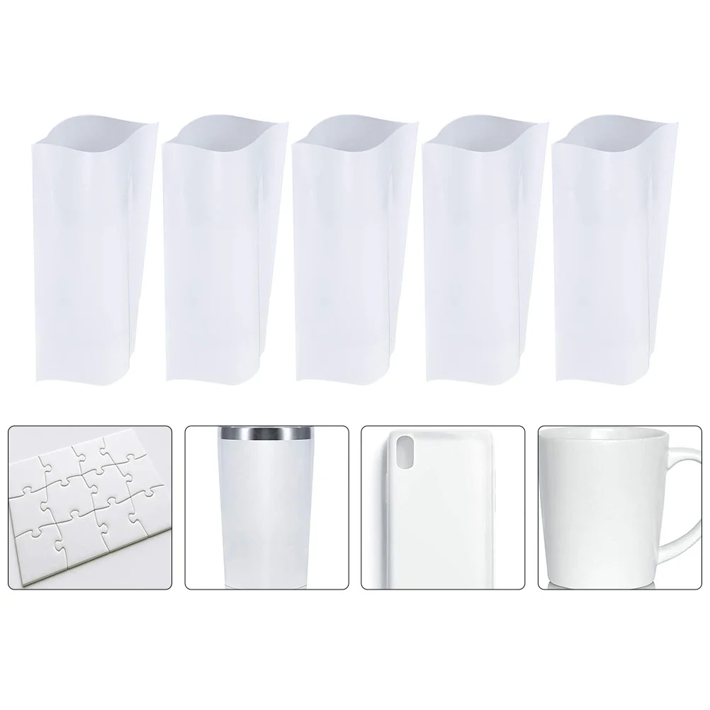 

20 Pcs Shrink Film Wrap Heat Bag Sublimation Sleeves Transfer Bags High Temperature Resistance