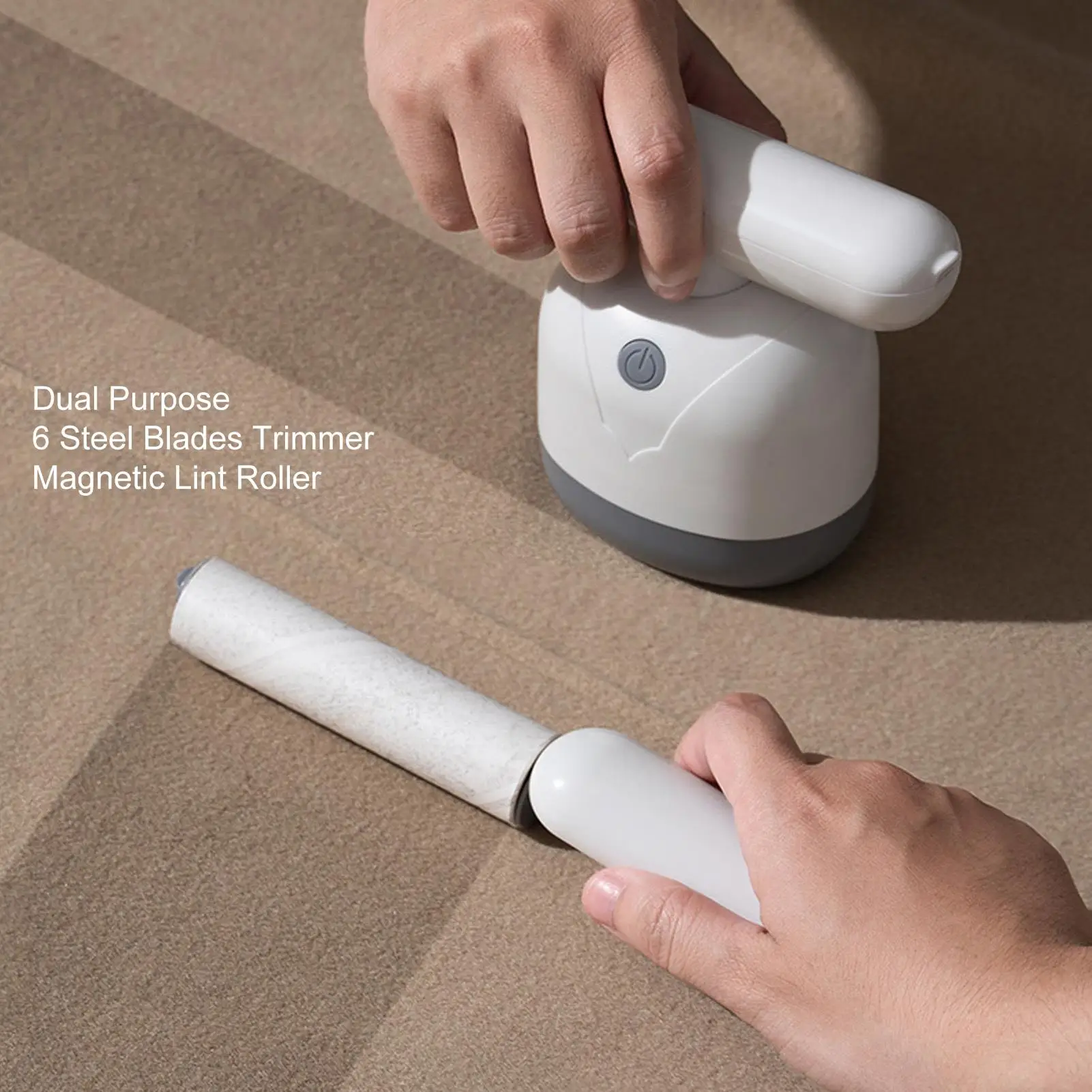 Электрическая машинка для удаления катышков свитер Defuzzer с 6 стальными лезвиями и