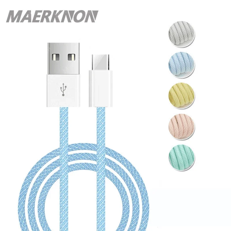 Кабель Maerknon USB Type-C для быстрой зарядки iPhone Android Xiaomi 12 Oneplus |