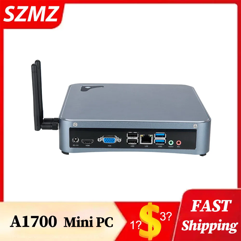 

SZMZ A1700 Mini PC HM65 Motherboard With i7-2630 CPU DDR3 16G RAM 256G SSD For i3 i5 i7 Processor PGA988 CPU VGA HD LVDS Header