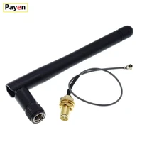 10pcs 2 4ghz 3dbi wifi 2 4g antenna rp sma male wireless router 17cm pci u fl ipx to rp sma male pigtail cable esp8266