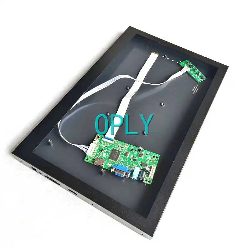 For B133HAN02.0/1/3/5/7 LCD Panel Metal Case+Driver Controller Board 13.3" DIY Kit 1920*1080 VGA 30 Pin EDP HDMI-Compatible