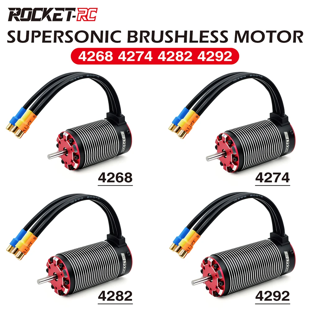 

Бесщеточный двигатель Surpass Hobby Rocket-RC 4268 4274 4282 4292 для 1/8 1/7 радиоуправляемых автомобилей Traxxas