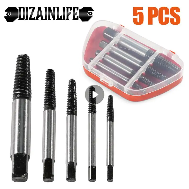 

Набор сверл для извлечения поврежденных винтов, комплект из 5 предметов, экстрактор для удаления поврежденных винтов, Деревообрабатывающие...