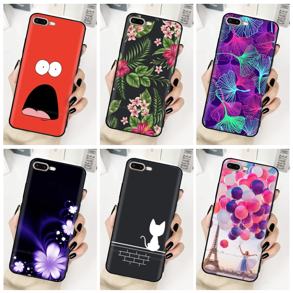 

Case For Apple iPhone 7 8 plus Case Cute Printed Phone Cover Silicone Soft TPU Back Case For iphone 7 8 Case Fundas Coque Bumper