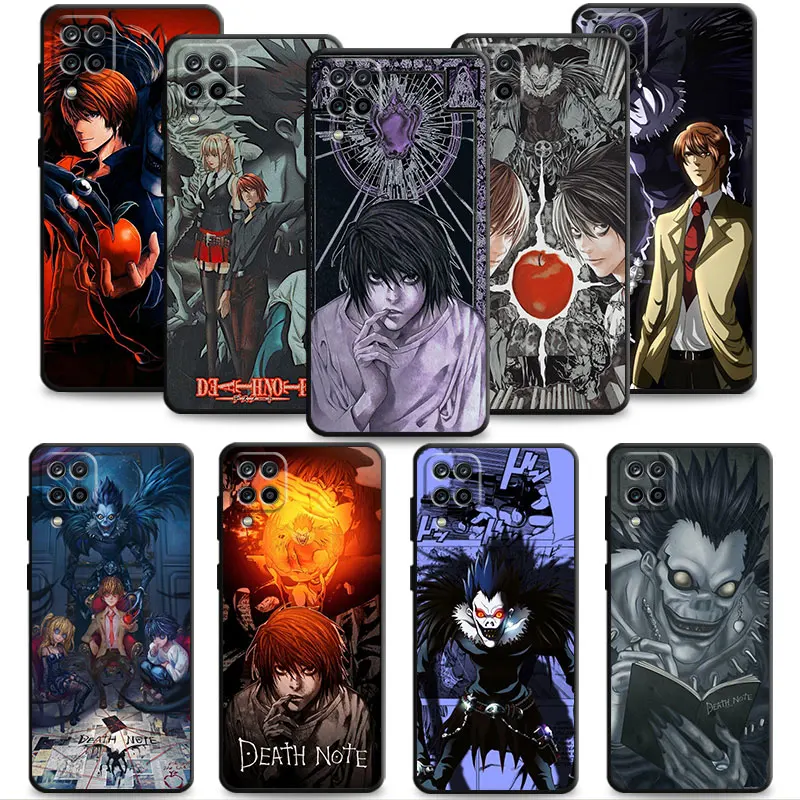 

Animation Terror Death Note Phone Case For Samsung Galaxy A02s A01 A03s A50 A30 A30s A70s A04 A90 A70 M52 M51 M62 M31 M13 Shell