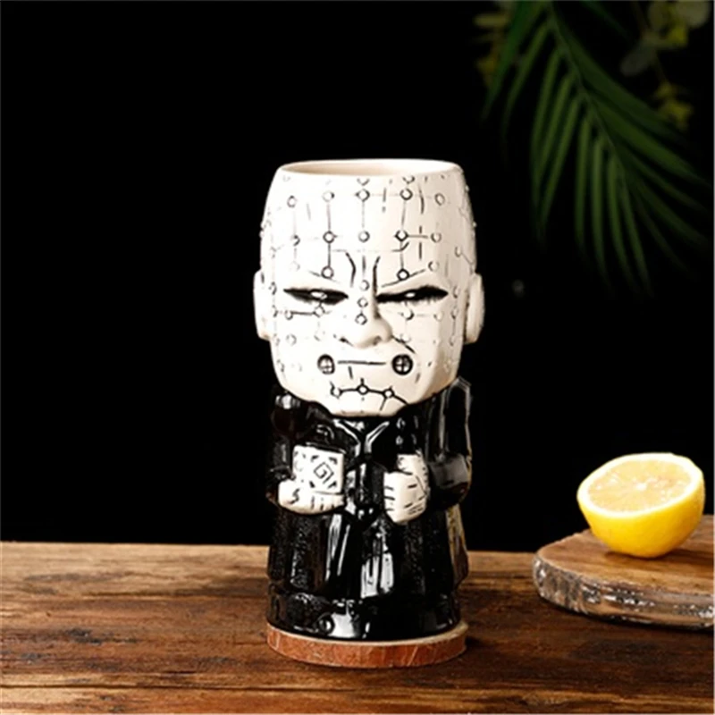 

700ml Horrible Ceramic Tiki Mug Creative Porcelain Beer Wine Mug Cup Bar Tools