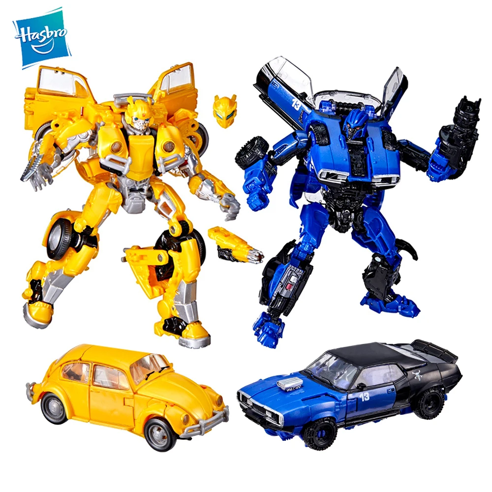 

Hasbro Transformers Studio Series Buzzworthy Deluxe 18BB High Octane Bumblebee vs. 46BB Dropkick Stinger Toys Gift F1995