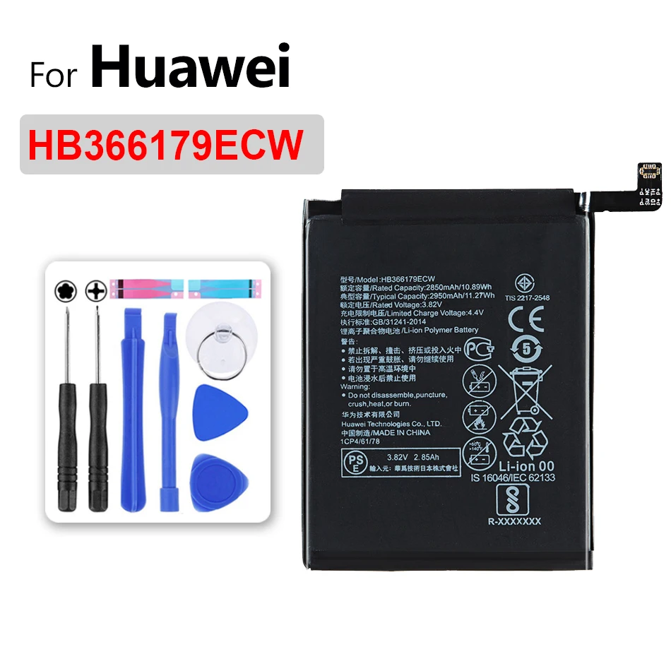 

HB366179ECW Аккумулятор для Huawei Nova 2 Nova2 CAZ-TL00 CAZ TL00 CAZ-AL10 CAZ AL110 Batteria + номер отслеживания