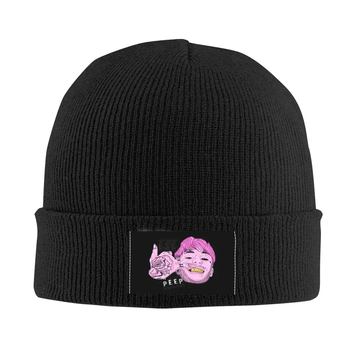 

Trap Lil Peep Hip-hop Rap Singer Knitted Hat Women's Men's Beanie Winter Hat Hip Hop Caps